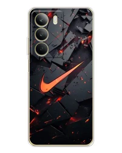 Чохол для Realme C71 з картинкою «Nike — ефект розломів»