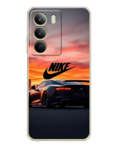Чохол для Realme C71 з картинкою «Nike та суперкар»