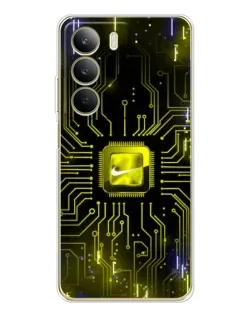 Чохол для Realme C71 з картинкою «Nike — золота іскра»