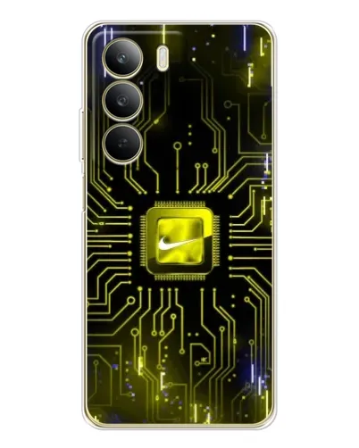 Чохол для Realme C71 з картинкою «Nike — золота іскра»