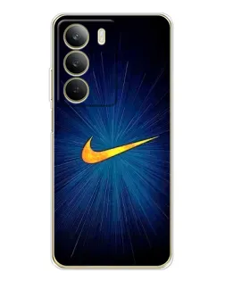 Чехол для Realme C71 с картинкой «Синий пульс Nike»