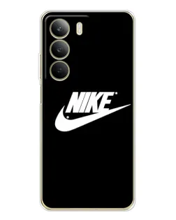Чехол для Realme C71 с картинкой «Мазки краски Nike»