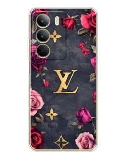 Чохол для Realme C71 з картинкою «Квітковий Louis Vuitton»