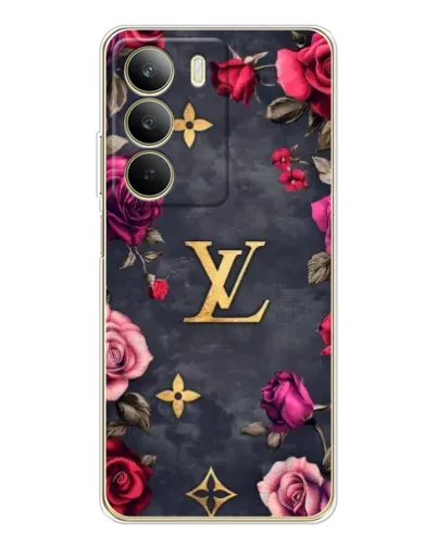 Чохол для Realme C71 з картинкою «Квітковий Louis Vuitton»
