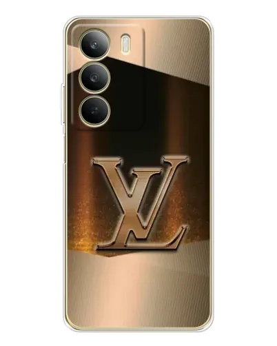 Чохол для Realme C71 з картинкою «LV — золоте сяйво»