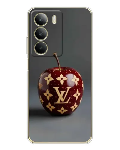 Чохол для Realme C71 з картинкою «Червоне яблуко LV»