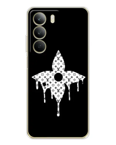 Чохол для Realme C71 з картинкою «Квіткова монограма»