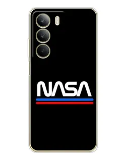 Чохол для Realme C71 з картинкою «NASA — класика Red Blue»