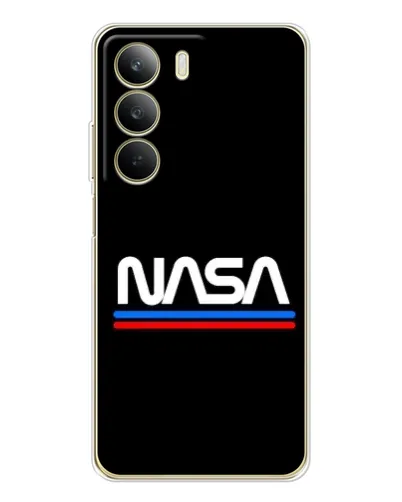 Чохол для Realme C71 з картинкою «NASA — класика Red Blue»
