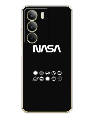 Чохол для Realme C71 з картинкою «NASA — технічний принт»