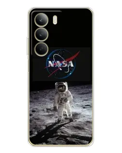 Чохол для Realme C71 з картинкою «Астронавт на Місяці»