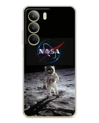 Чохол для Realme C71 з картинкою «Астронавт на Місяці»