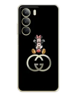 Чехол для Realme C71 с картинкой «Минни Маус на лого»