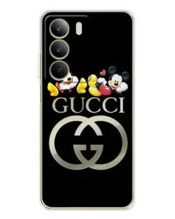 Чехол для Realme C71 с картинкой «Gucci — герои Disney»