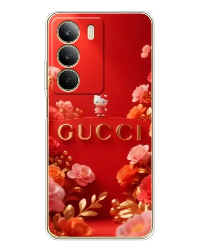 Чехол для Realme C71 с картинкой «Gucci — золотой сад»