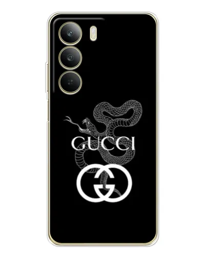 Чехол для Realme C71 с картинкой «Gucci — серебряная змея»