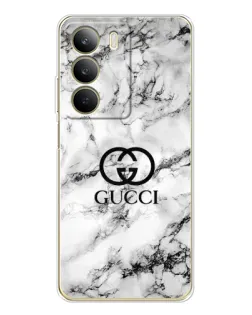 Чехол для Realme C71 с картинкой «Gucci — мраморный шик»