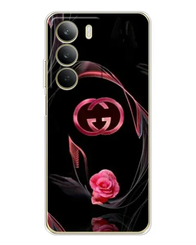 Чехол для Realme C71 с картинкой «Gucci — неоновая роза»