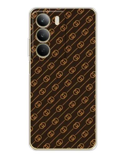 Чехол для Realme C71 с картинкой «Gucci — золотые диагонали»