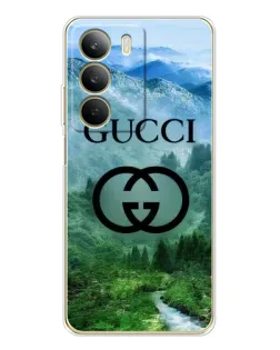 Чехол для Realme C71 с картинкой «Gucci — горный пейзаж»