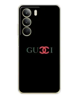Чехол для Realme C71 с картинкой «Gucci — красный градиент»