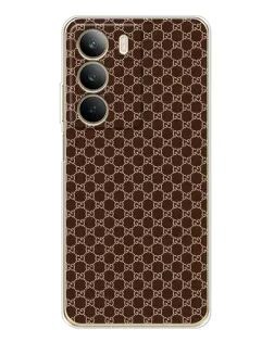 Чехол для Realme C71 с картинкой «Gucci — шоколадная сетка»