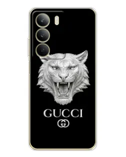 Чехол для Realme C71 с картинкой «Gucci — серебряный лев»