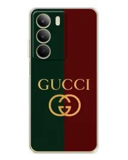 Чехол для Realme C71 с картинкой «Gucci — темно-зеленый градиент»