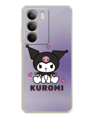 Чохол для Realme C71 з картинкою «Kuromi — фіолетовий арт»