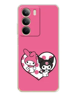 Чохол для Realme C71 з картинкою «Kuromi та My Melody»