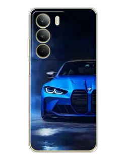 Чохол для Realme C71 з картинкою «Блакитна BMW M4»