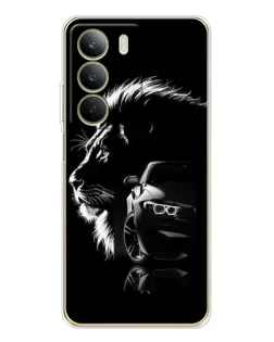 Чохол для Realme C71 з картинкою «BMW та лев»