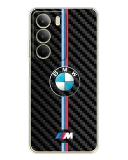 Чохол для Realme C71 з картинкою «Емблема BMW та карбон»