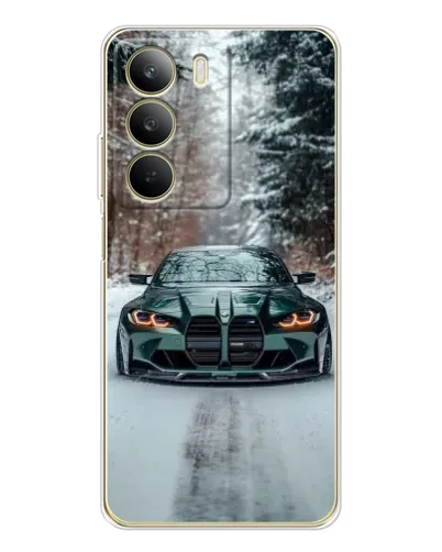 Чохол для Realme C71 з картинкою «BMW у зимовому лісі» Чохол для Realme C71 з картинкою «BMW у зимовому лісі»