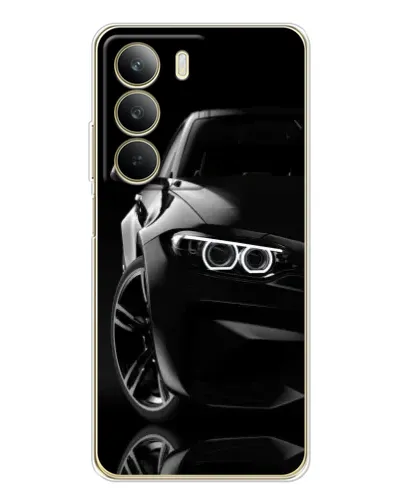 Чехол для Realme C71 с картинкой «Черная BMW — профиль» Чехол для Realme C71 с картинкой «Черная BMW — профиль»