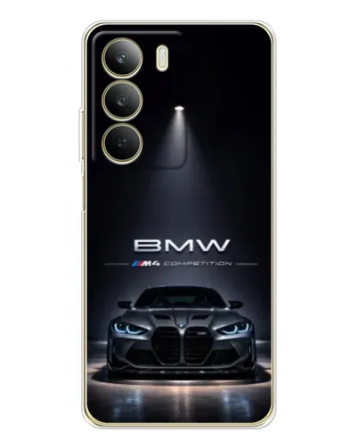 Чехол для Realme C71 с картинкой «BMW сквозь ночной город» Чехол для Realme C71 с картинкой «BMW сквозь ночной город»