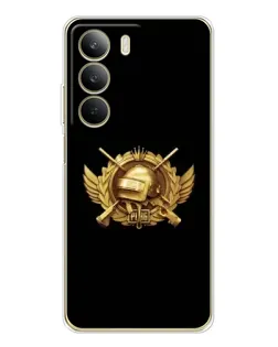 Чехол для Realme C71 с картинкой «PUBG — оранжевый градиент» Чехол для Realme C71 с картинкой «PUBG — оранжевый градиент»