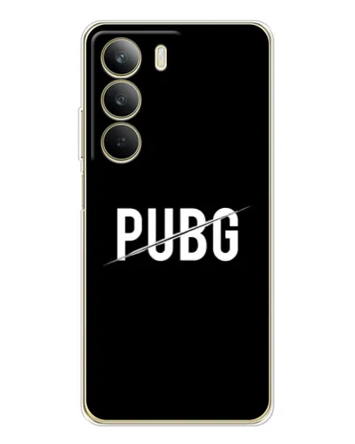 Чохол для Realme C71 з картинкою «PUBG — білий логотип»