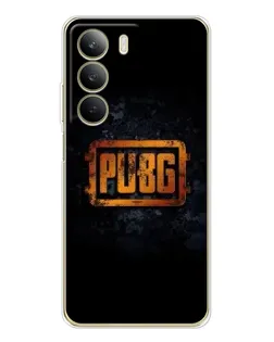 Чохол для Realme C71 з картинкою «PUBG — золотий логотип»