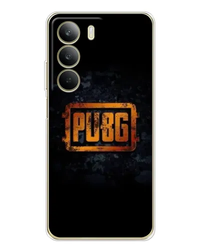 Чохол для Realme C71 з картинкою «PUBG — золотий логотип»