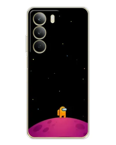 Чехол для Realme C71 с картинкой «Одинокий герой на планете»