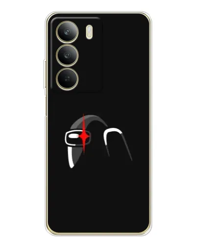 Чехол для Realme C71 с картинкой «Among Us шлем»
