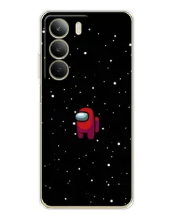 Чехол для Realme C71 с картинкой «Красный Among Us»