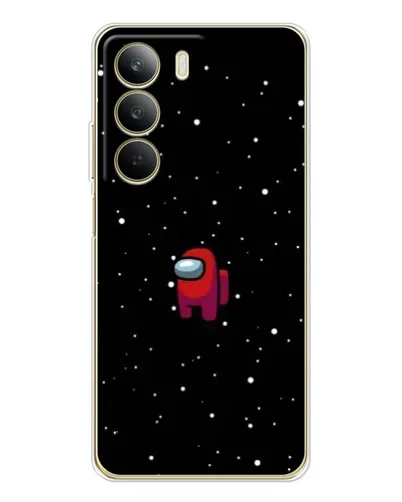 Чехол для Realme C71 с картинкой «Красный Among Us»