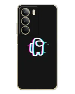 Чехол для Realme C71 с картинкой «Among Us неон»