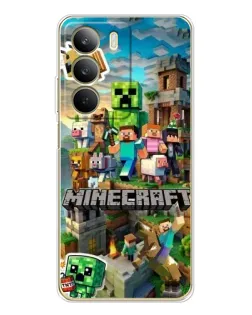 Чехол для Realme C71 с картинкой «Замок Minecraft» Чехол для Realme C71 с картинкой «Замок Minecraft»