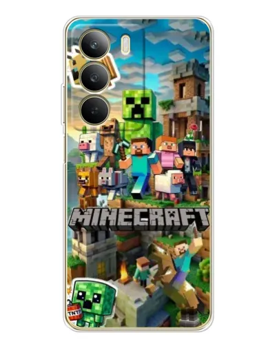 Чохол для Realme C71 з картинкою «Замок Minecraft»