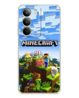 Чохол для Realme C71 з картинкою «Minecraft класичний світ»