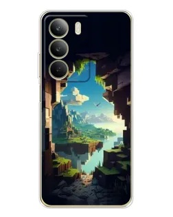 Чохол для Realme C71 з картинкою «Вид з печери»
