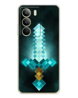 Чохол для Realme C71 з картинкою «Алмазний меч неон»